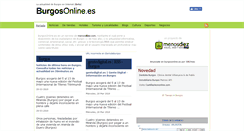 Desktop Screenshot of burgosonline.es