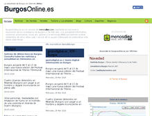 Tablet Screenshot of burgosonline.es